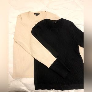 Womens J Crew Ribbed Blouse Shirt Set